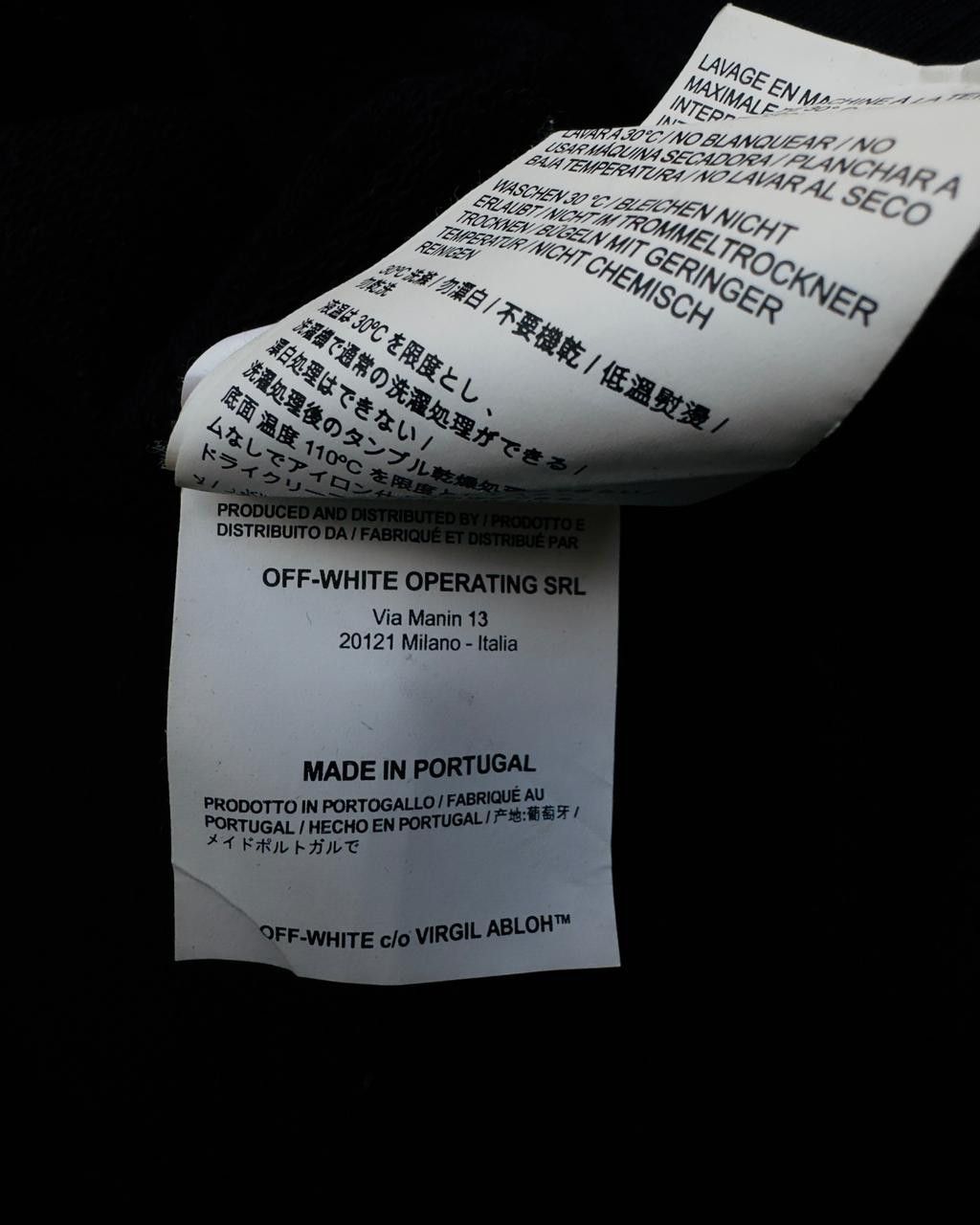 Off-White OFF-WHITE DIAG STENCIL HOODIE SS19 Size US L / EU 52-54 / 3 - 11 Thumbnail