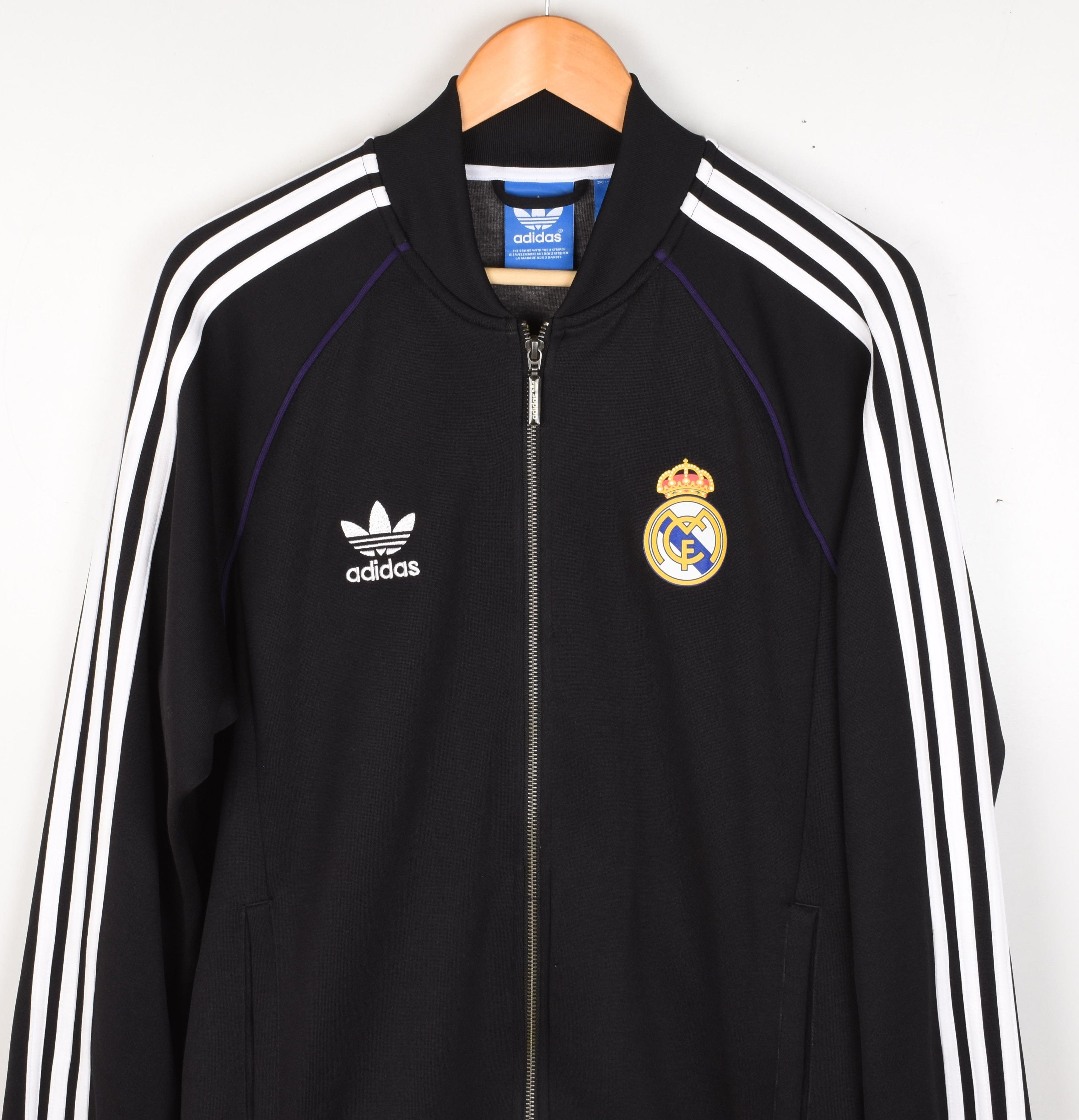 Adidas Adidas Real Madrid Men Track Jacket Jumper Size L Size US M / EU 48-50 / 2 - 2 Thumbnail