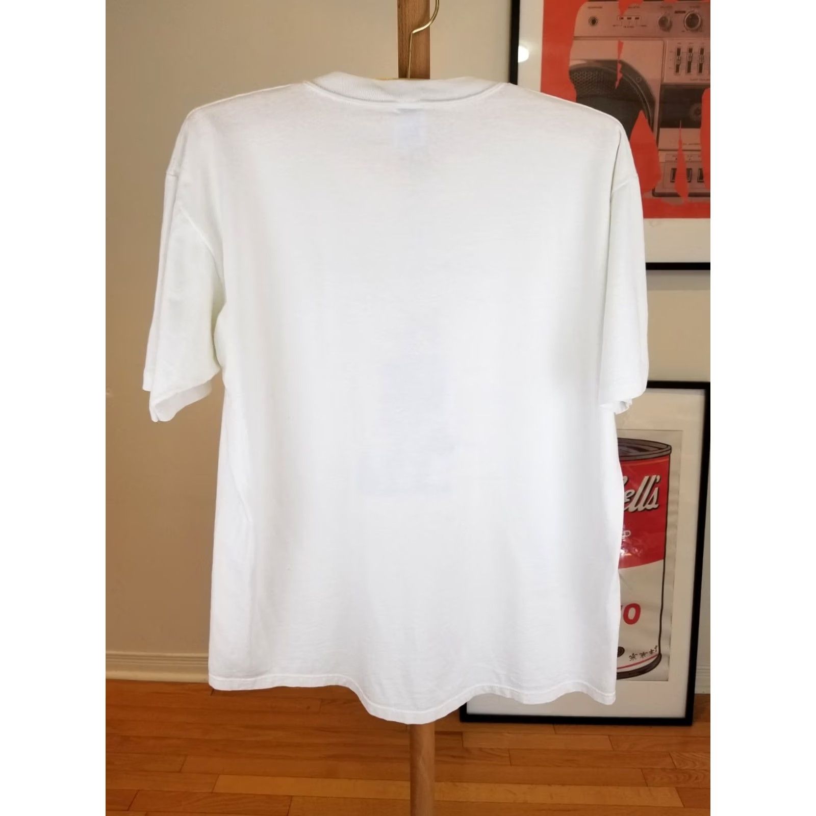 Jerzees VINTAGE 90' THE MARINE AVIATOR ANIME JERZEES WHITE T-SHIRT XLARGE Mens Size US XL / EU 56 / 4 - 6 Thumbnail