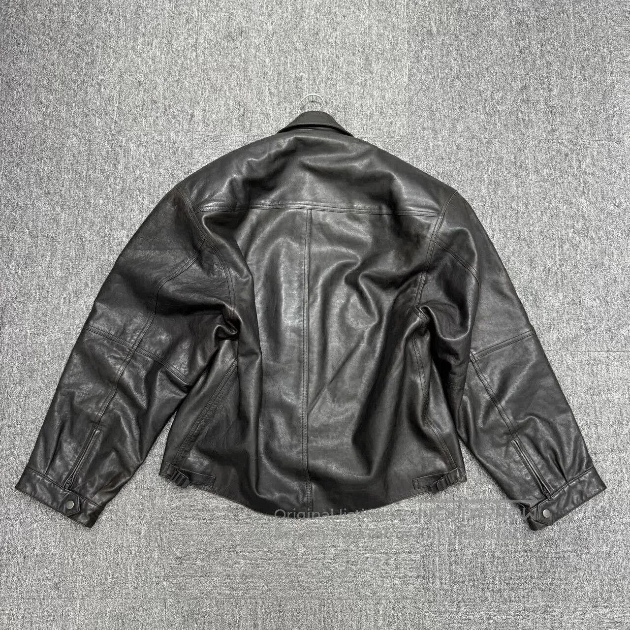 Balenciaga Balenciaga Cocoon Kick Leather Jacket Size M. Size US M / EU 48-50 / 2 - 2 Thumbnail