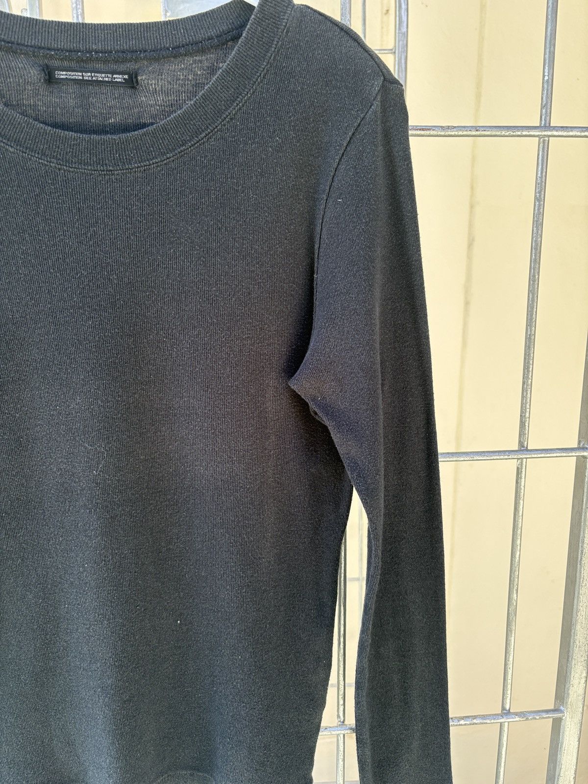 Y's Yohji Yamamoto long sleeve black T-shirt