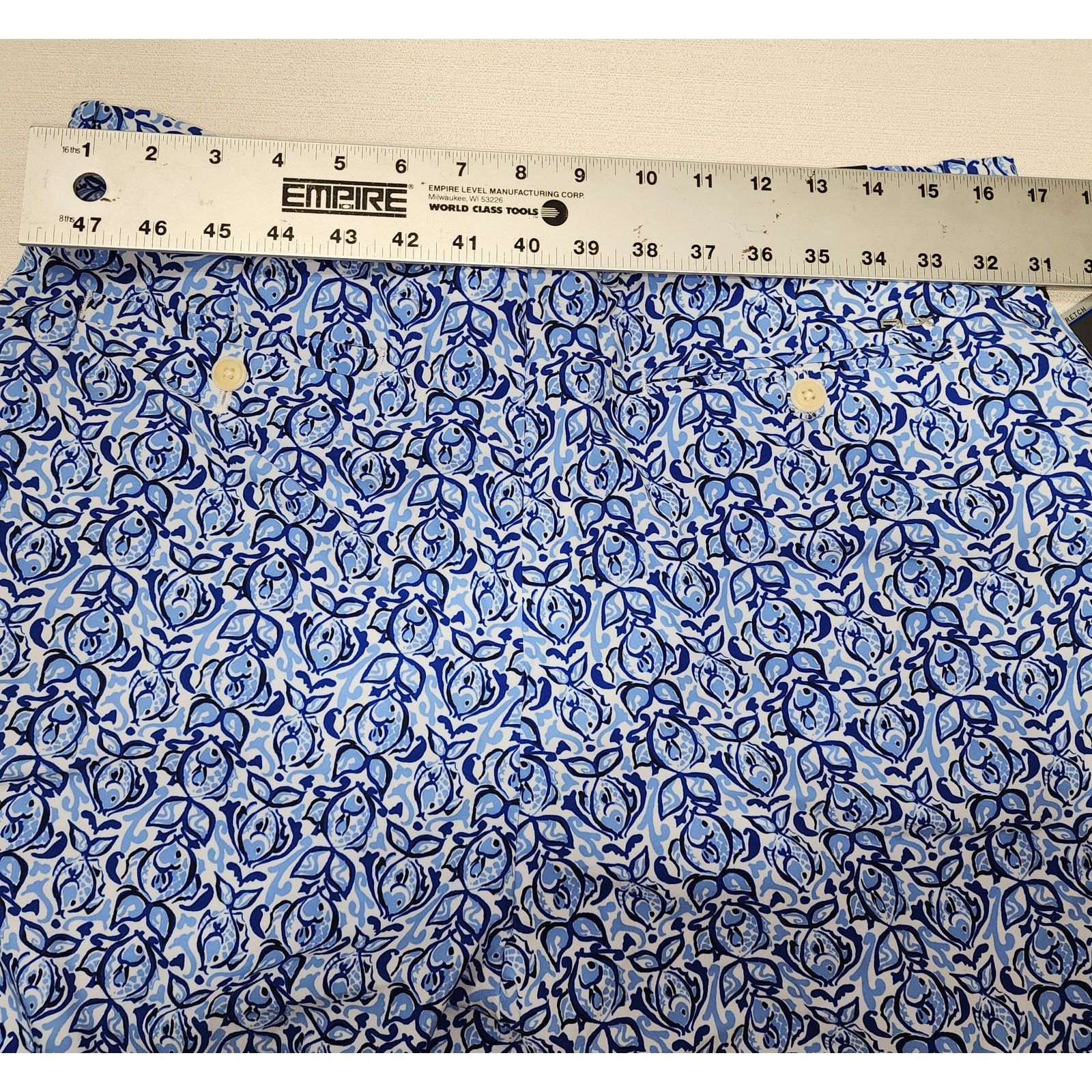 RLX Ralph Lauren RLX Ralph Lauren classic shorts W34'' x L20'' Fish Print Size US 34 / EU 50 - 7 Thumbnail
