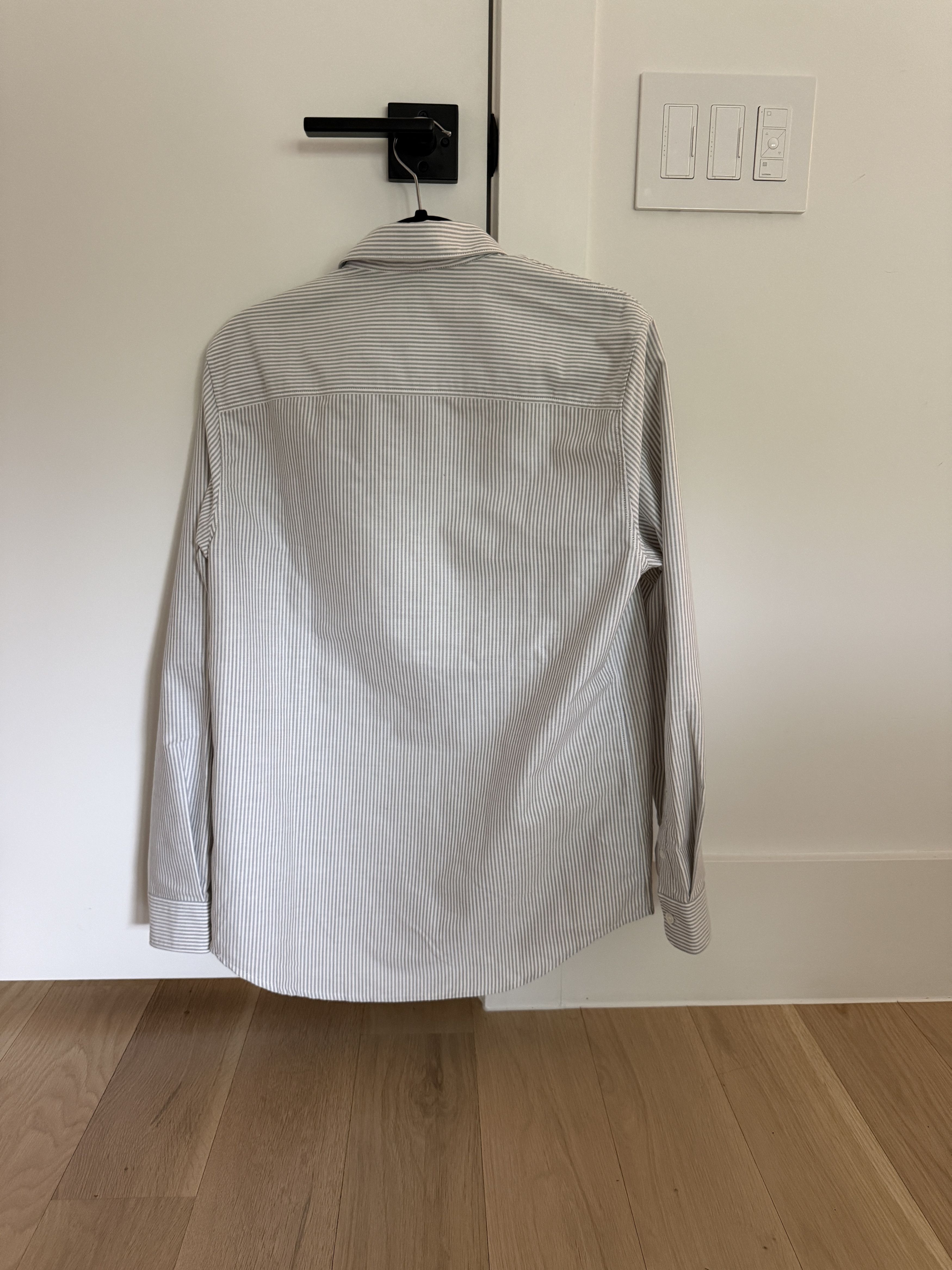A.P.C. A.P.C. Greg Oxford Button Down Shirt - Gray Grey Size US XS / EU 42 / 0 - 7 Thumbnail