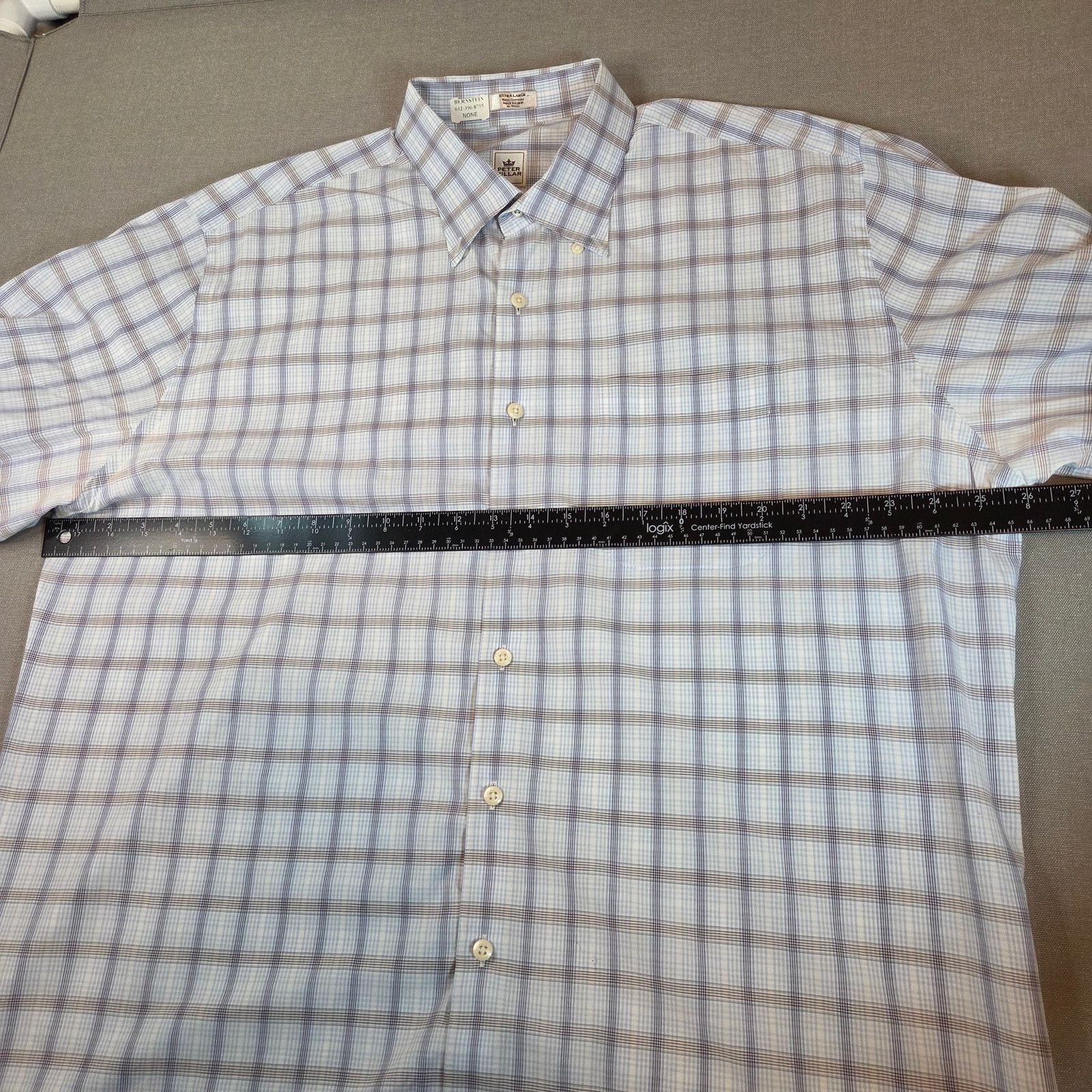 Peter Millar Peter Millar XL Cotton Plaid Button Down Shirt Size US XL / EU 56 / 4 - 7 Thumbnail