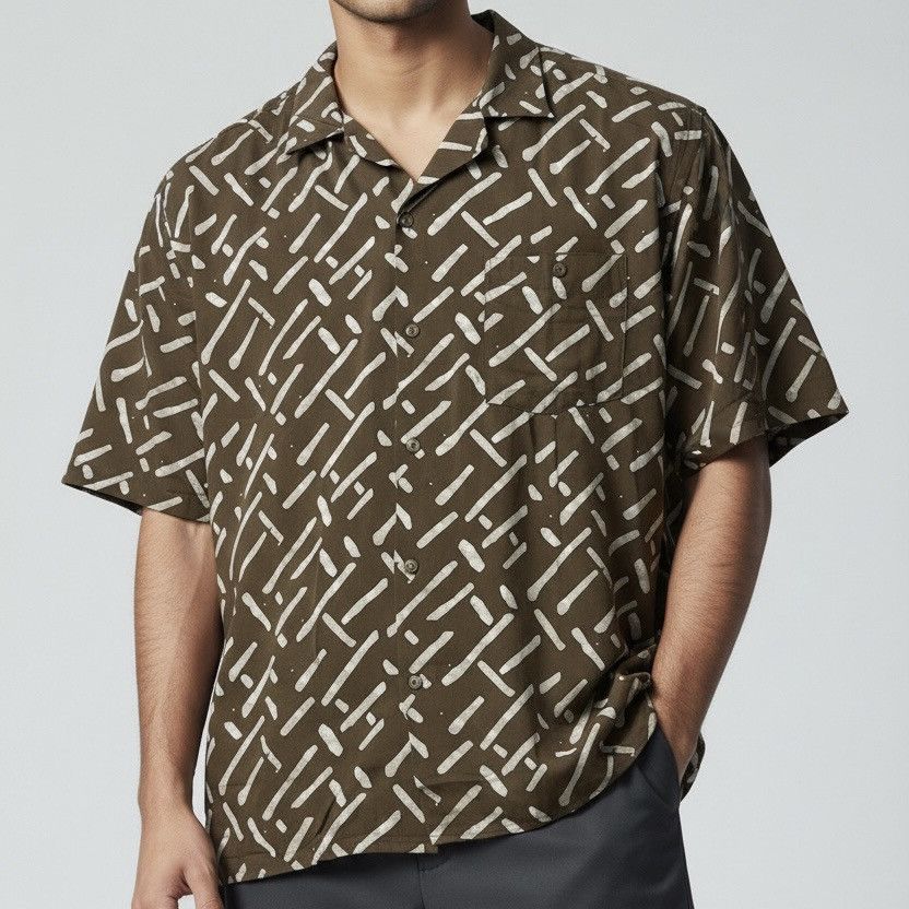 Japanese Brand Global work loop collar shirt Size US L / EU 52-54 / 3 - 1 Thumbnail