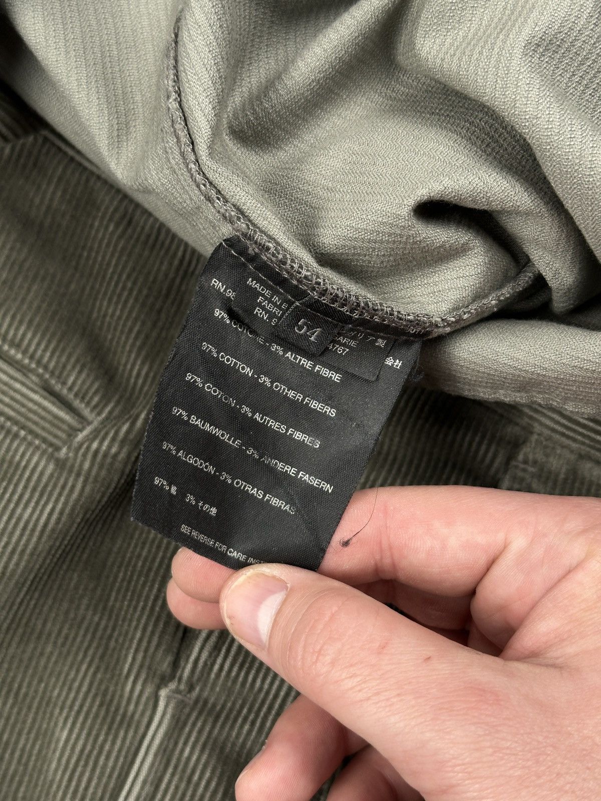 Prada Prada Milano Archive Corduroy Pants Olive Green Size US 36 / EU 52 - 16 Thumbnail