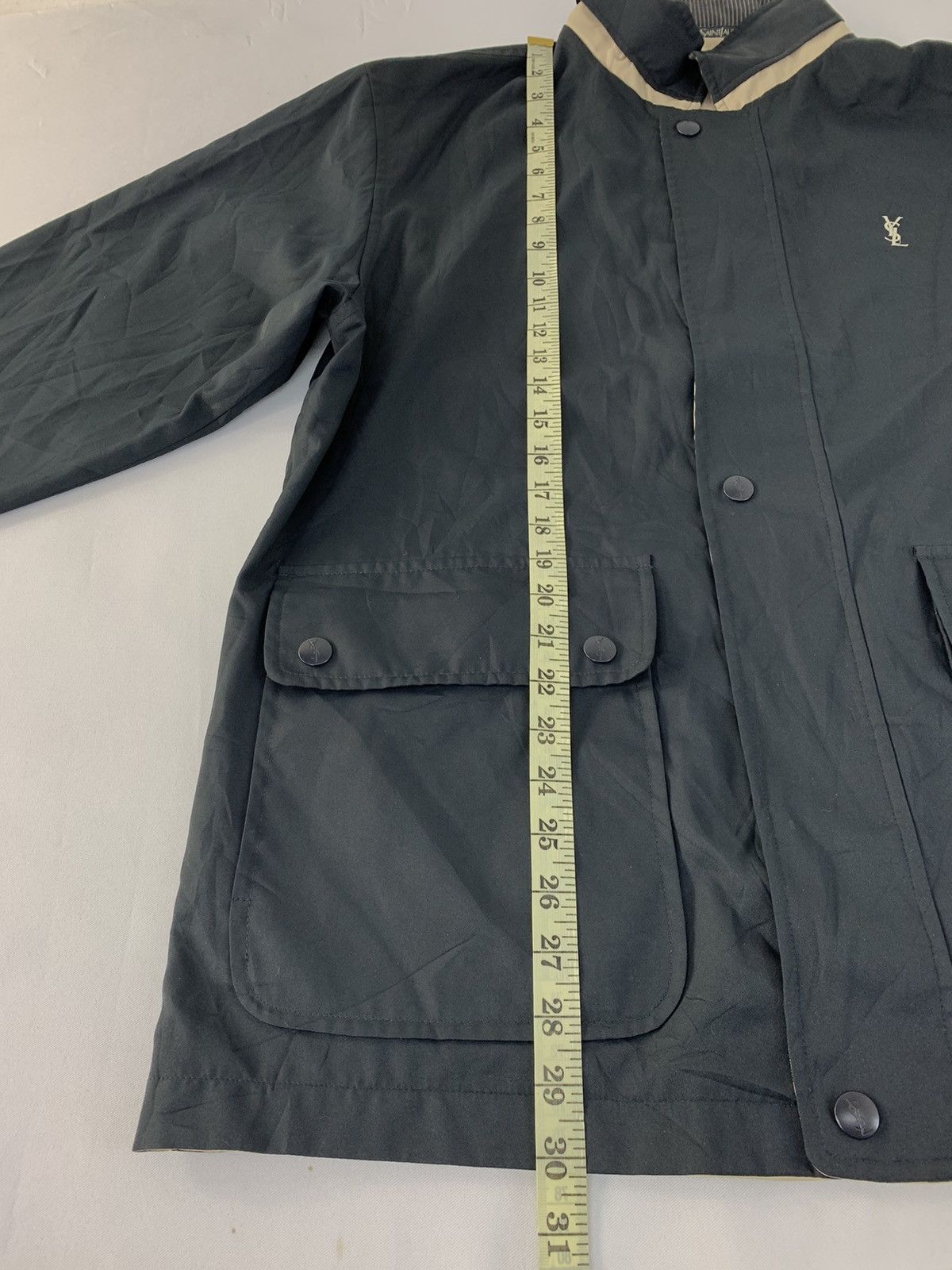 Vintage 90s Yves Saint Lauren Pour Homme Jacket Big Pocket Size US XL / EU 56 / 4 - 11 Thumbnail