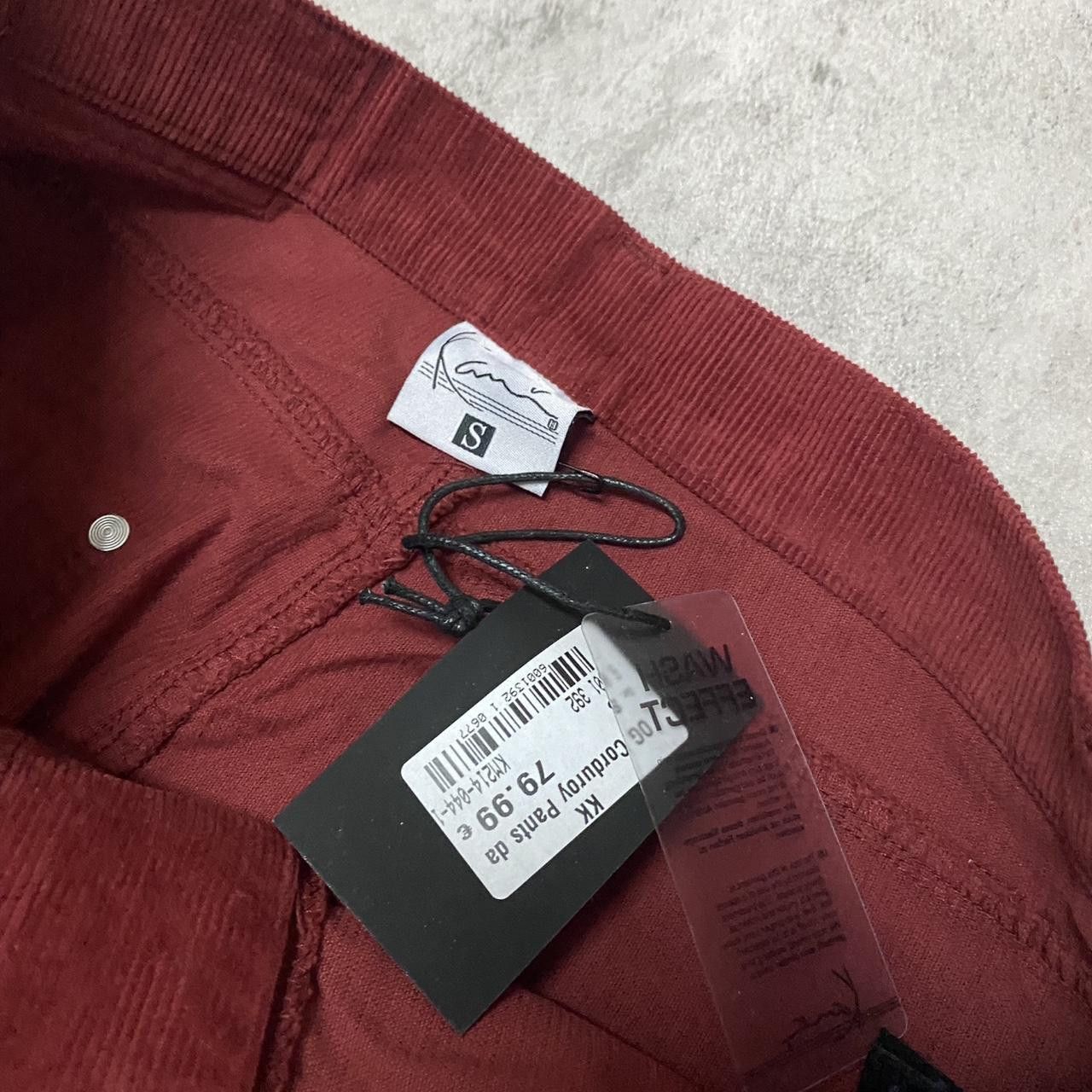 Karl Kani Burgundy Kani pants Baggy rap hip hop vintage y2k 2000s Size US 30 / EU 46 - 6 Thumbnail