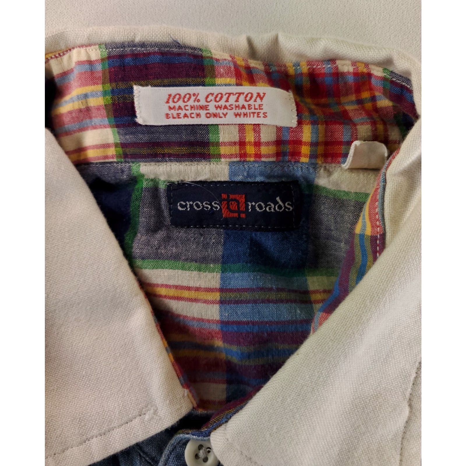 Vintage VINTAGE Cross Roads Crossroads Chambray Button Up Shirt Long Sleeve Blue L Mens Size US L / EU 52-54 / 3 - 2 Thumbnail