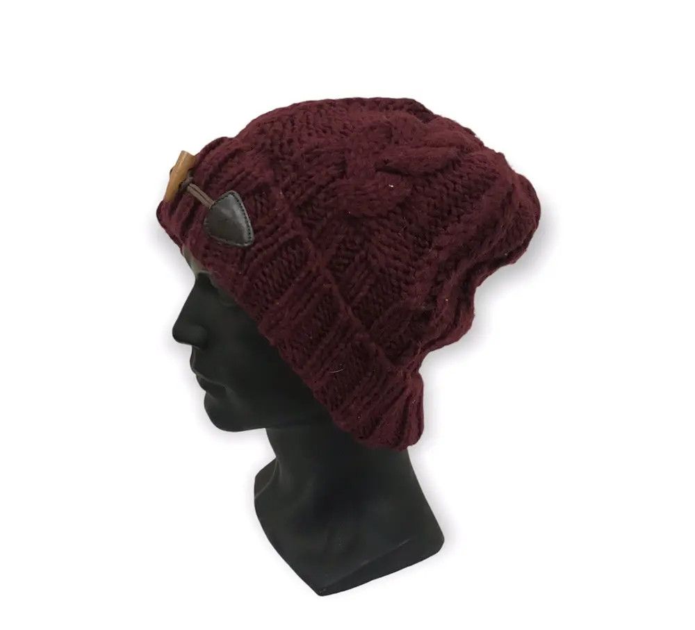 Japanese Brand Japanese Brand Plain Beanie Hat Size ONE SIZE - 2 Thumbnail
