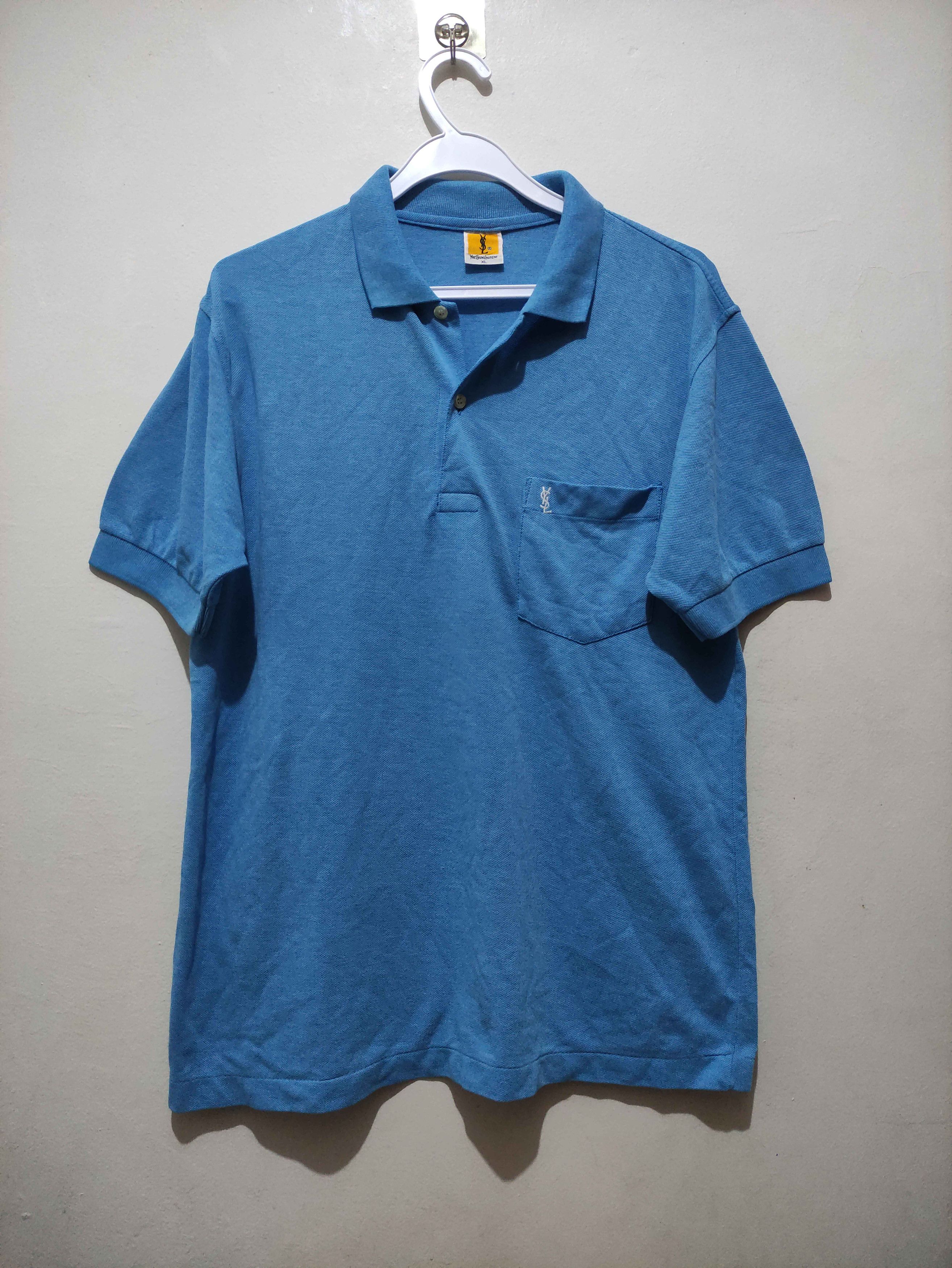 Yves Saint Laurent Yves Saint Laurent YSL Vintage Polo T-Shirt Size US XL / EU 56 / 4 - 1 Thumbnail
