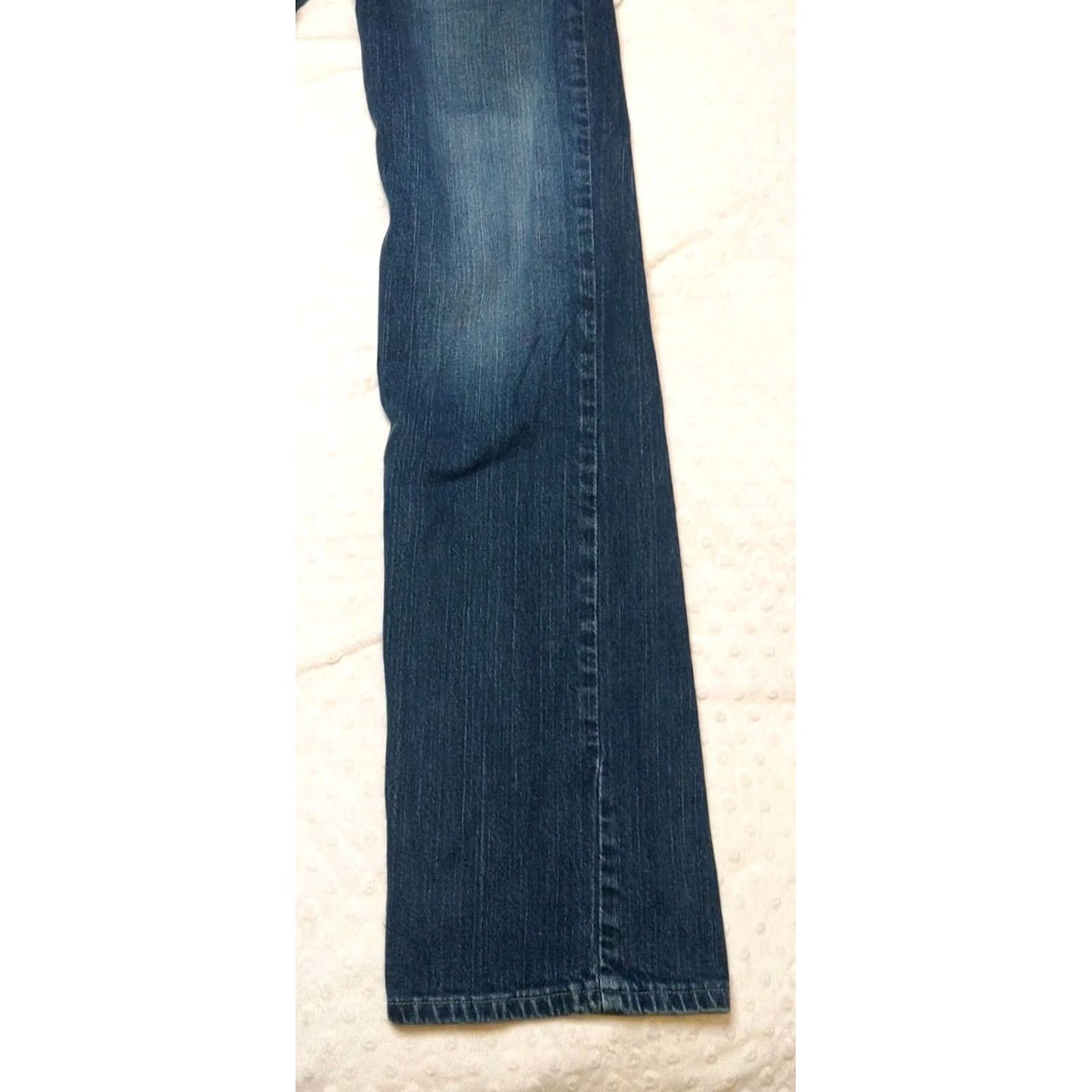 Vintage Cruel Girl Jeans Caroline Slim 9 Long Dark Wash 29x33 Denim Stretch 5-Pocket Womens Straight Blue Size 30" / US 8 / IT 44 - 2 Thumbnail