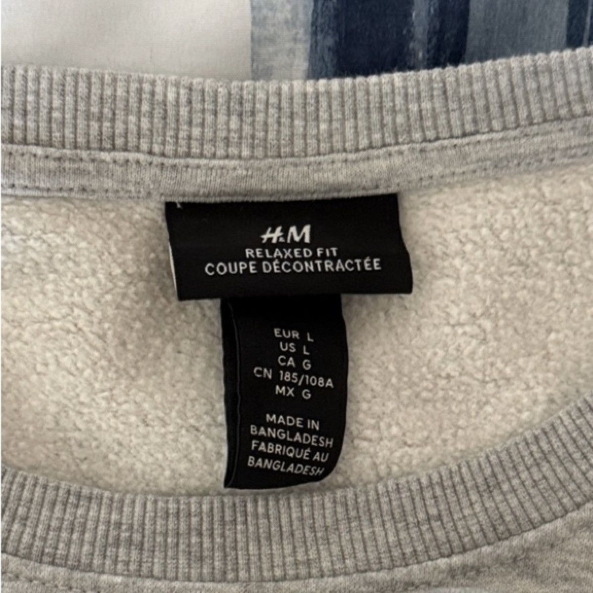H&M H&M Men’s Heather Grey Crewneck Sweatshirt Size US L / EU 52-54 / 3 - 2 Thumbnail