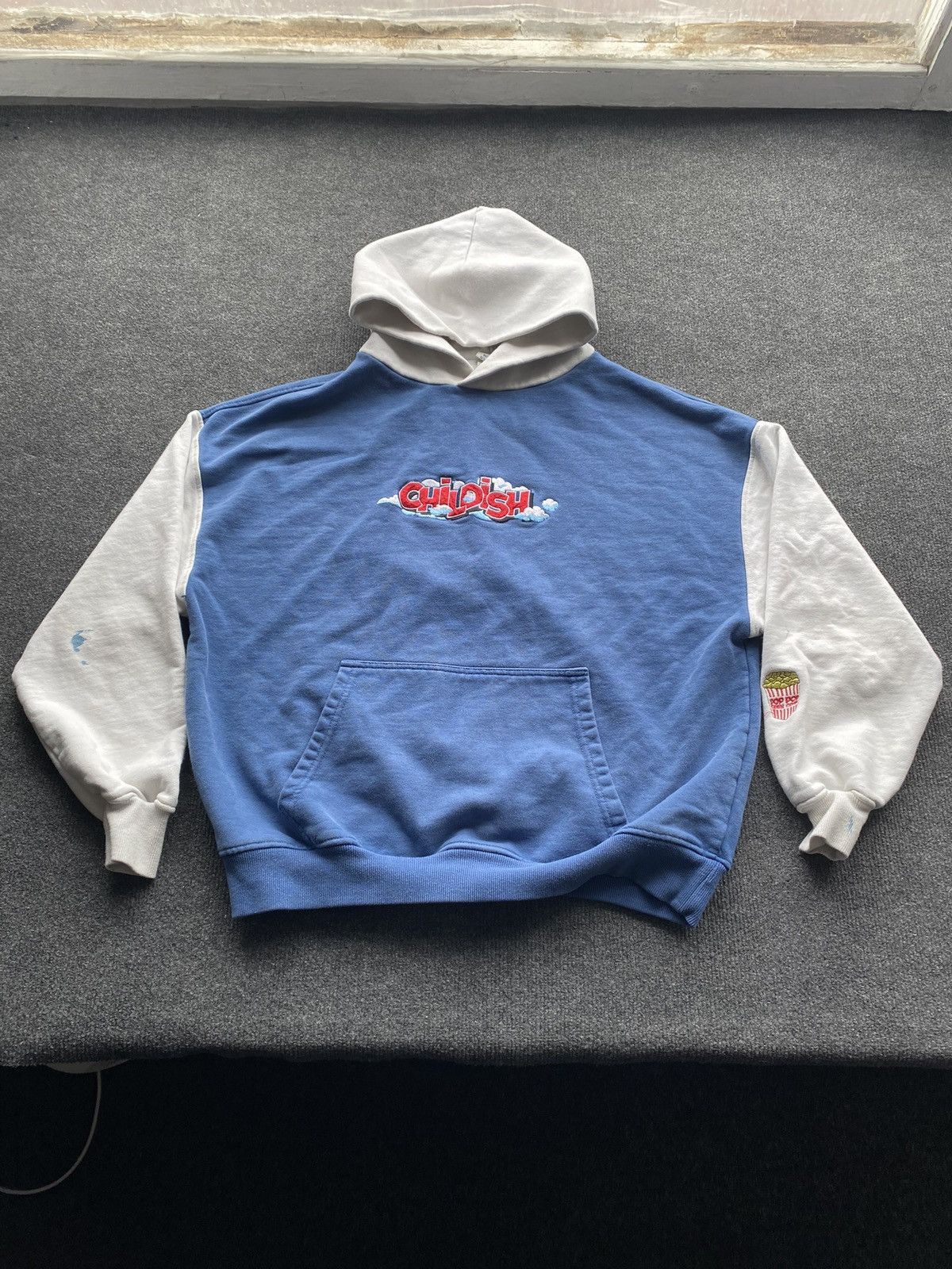 Other 🔥Childish Theme park blue oversized hoodie mens s Size US S / EU 44-46 / 1 - 3 Thumbnail