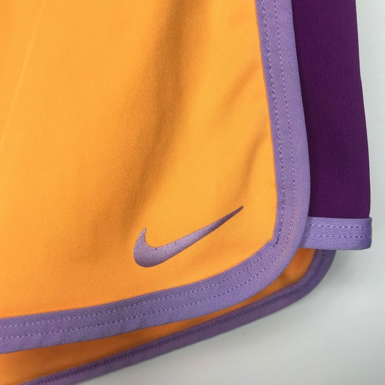 Nike Nike Shorts Large Orange Purple Athletic Running Gym Women's Size 36" / US 14 / IT 50 - 4 Thumbnail