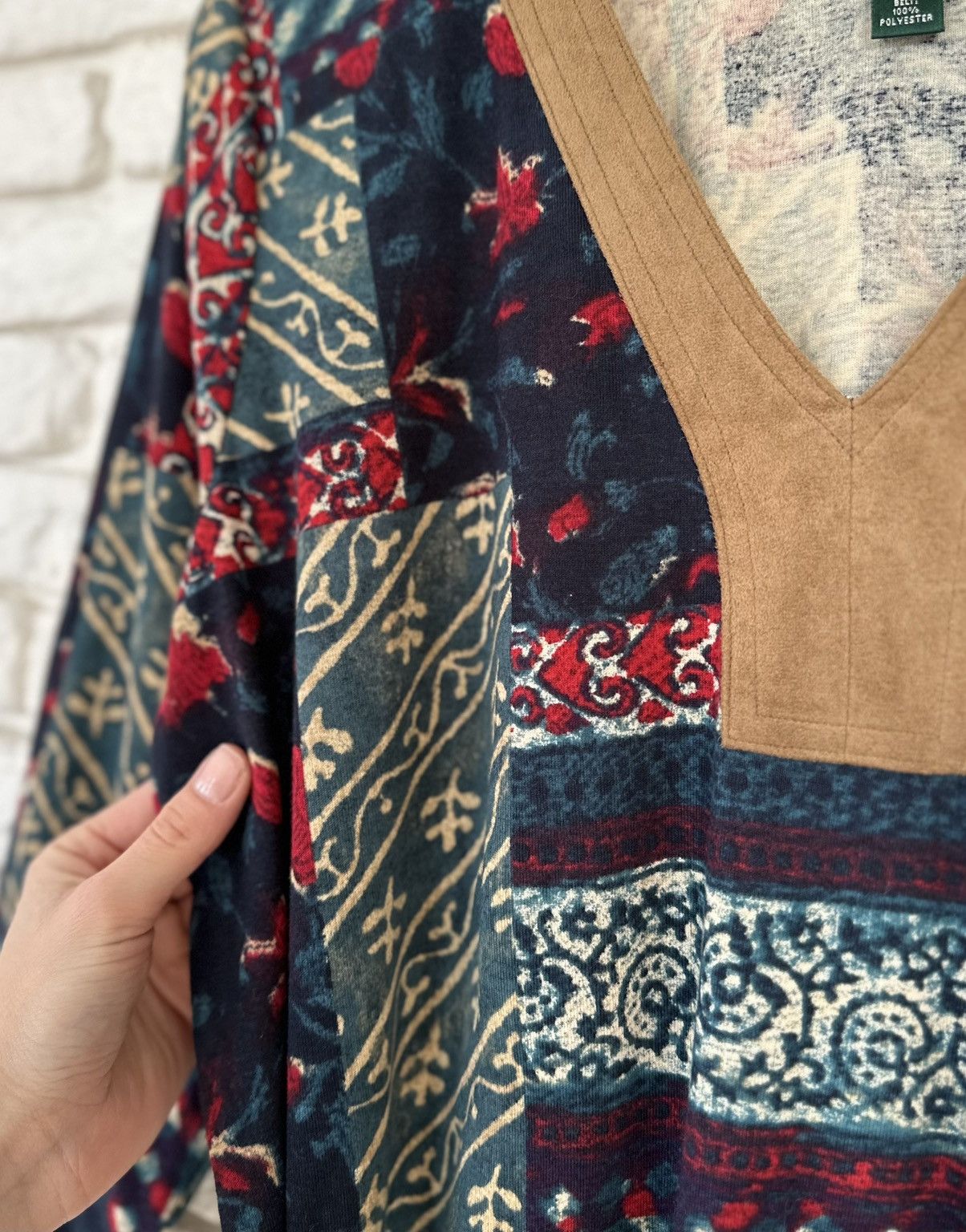 Lauren Ralph Lauren × Vintage Lauren Ralph Lauren Dress Suede Details Women's Size 1X Size L / US 10 / IT 46 - 4 Thumbnail