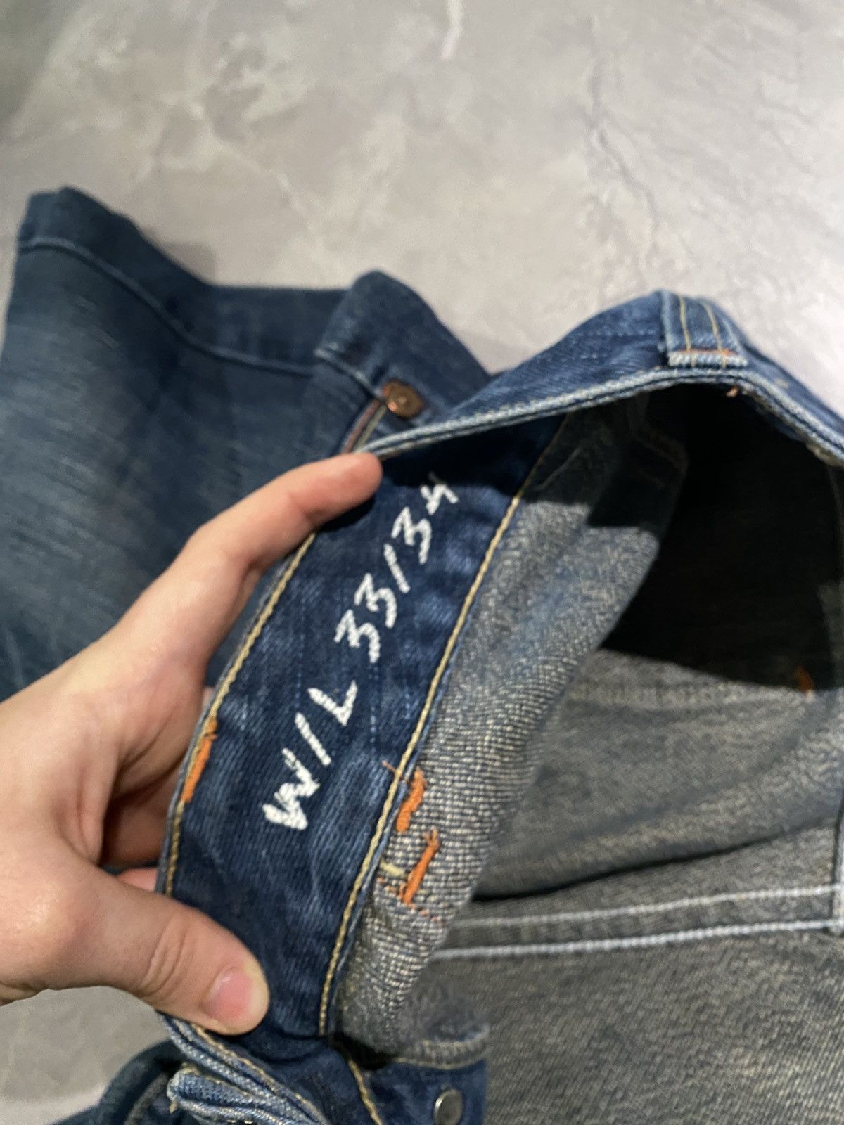 Japanese Brand Avan Archive Designer Style Jeans / Slim Straight Japan Size US 33 - 10 Thumbnail