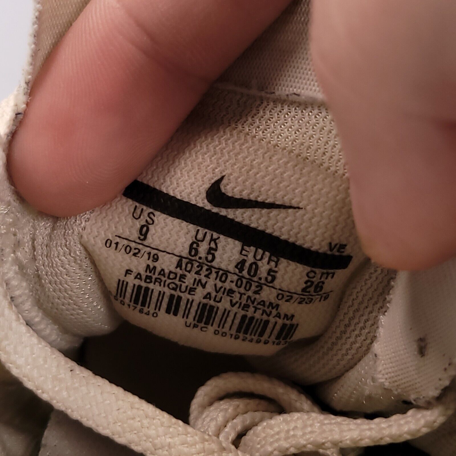 Nike Nike Air Zoom Pegasus 36 Shoe Womens Size 9 AO2210-002 White Size US 9 / IT 39 - 9 Thumbnail