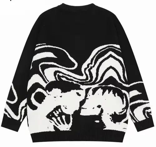 Japanese Brand Atsuko x Miura Skeletons In Love Knitted Sweater Pullover Size US XL / EU 56 / 4 - 8 Thumbnail
