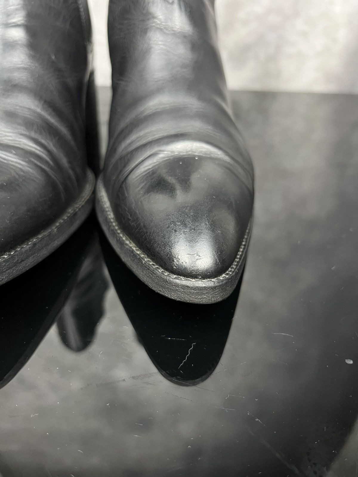 Jil Sander JIL SANDER Black Leather Chelsea Boots Made in Italy - EU 36 Size US 6 / IT 36 - 11 Thumbnail
