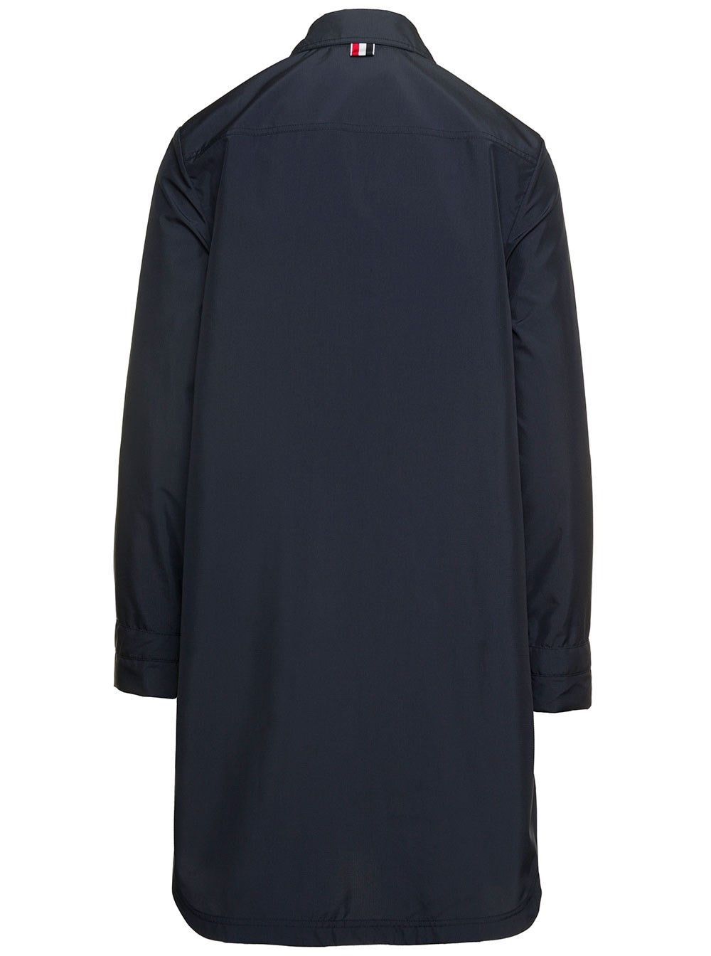 Thom Browne o1s22i1n0924 Ripstop Unlined Parka in Blue Size S / US 4 / IT 40 - 2 Thumbnail