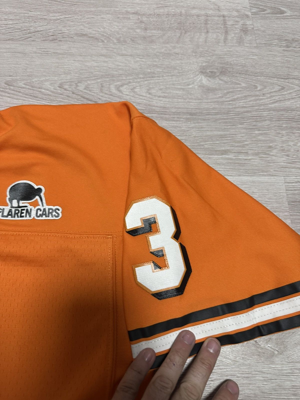 Formula 1 McLaren x Mitchell Ness F1 USA GP Daniel Ricciardo Jersey Size US L / EU 52-54 / 3 - 8 Thumbnail
