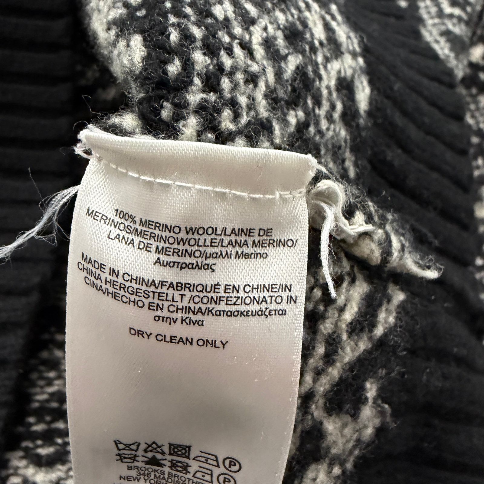 Brooks Brothers Brooks Brothers Merino Wool Fair Isle Mockneck Sweater XS Size US XS / EU 42 / 0 - 5 Thumbnail
