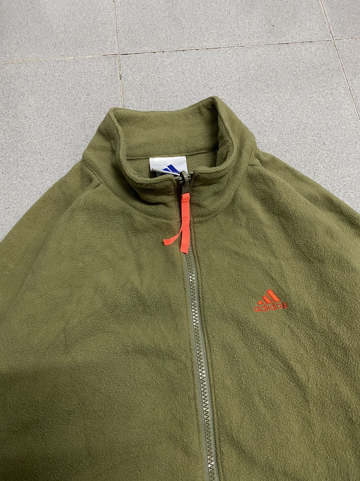 Adidas × Vintage Vintage Adidas Fleece Zipper Jacket Size US S / EU 44-46 / 1 - 2 Thumbnail