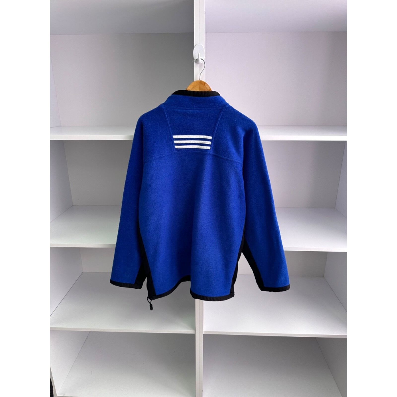 Adidas VTG Adidas Navy 99s Fleece 1/4 Zip Sweatshirt Size US XL / EU 56 / 4 - 8 Thumbnail