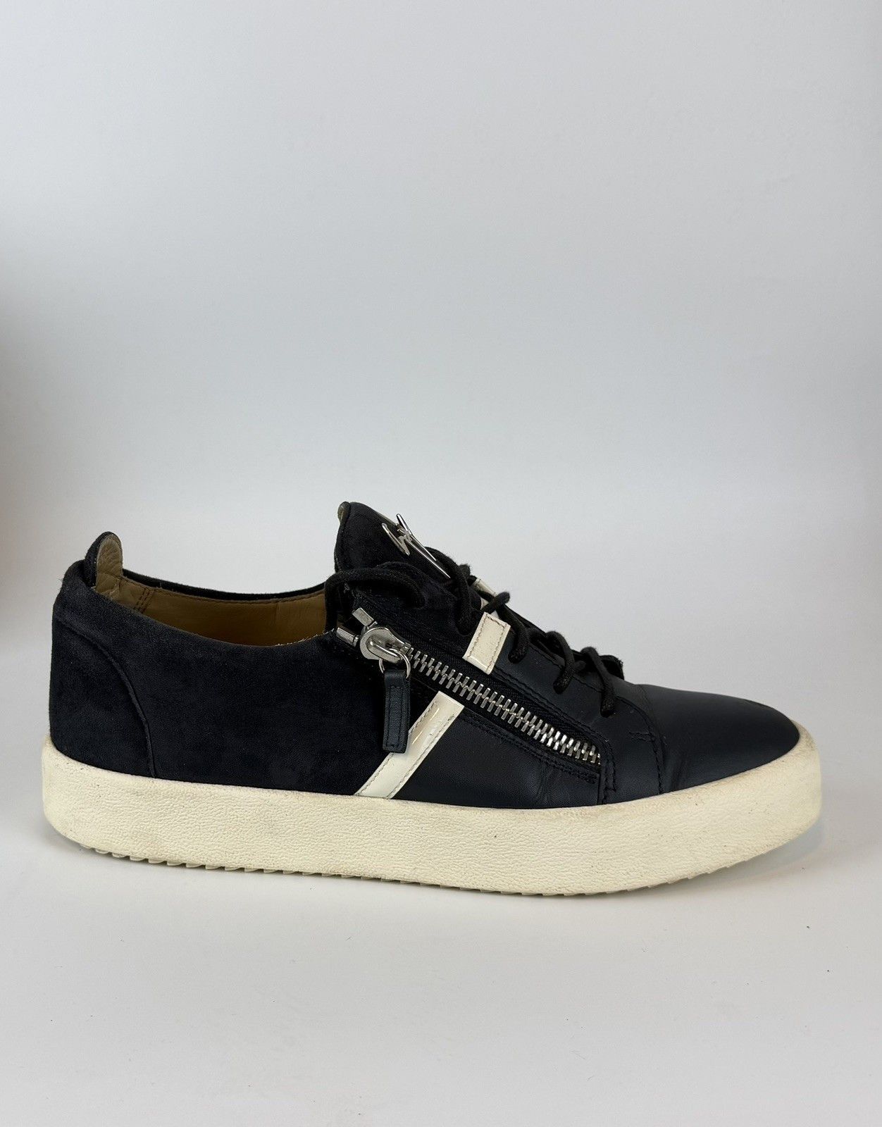 Giuseppe Zanotti Giuseppe Zanotti Men’s Low-Top Sneakers - blue Suede Size US 10 / EU 43 - 1 Thumbnail