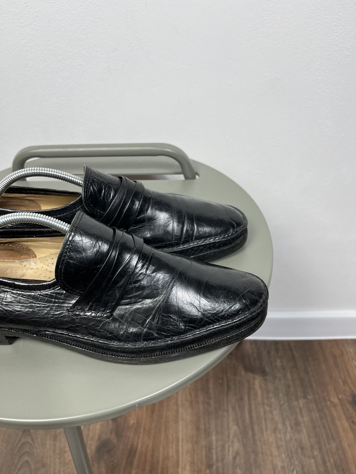 Other Men’s Black Leather Loafers EU 40 Classic Slip On Size US 6 / EU 39 - 4 Thumbnail