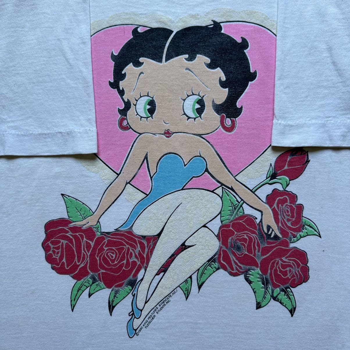 Vintage Rare 1990 Vintage Betty Boop T Shirt Size US M / EU 48-50 / 2 - 4 Thumbnail