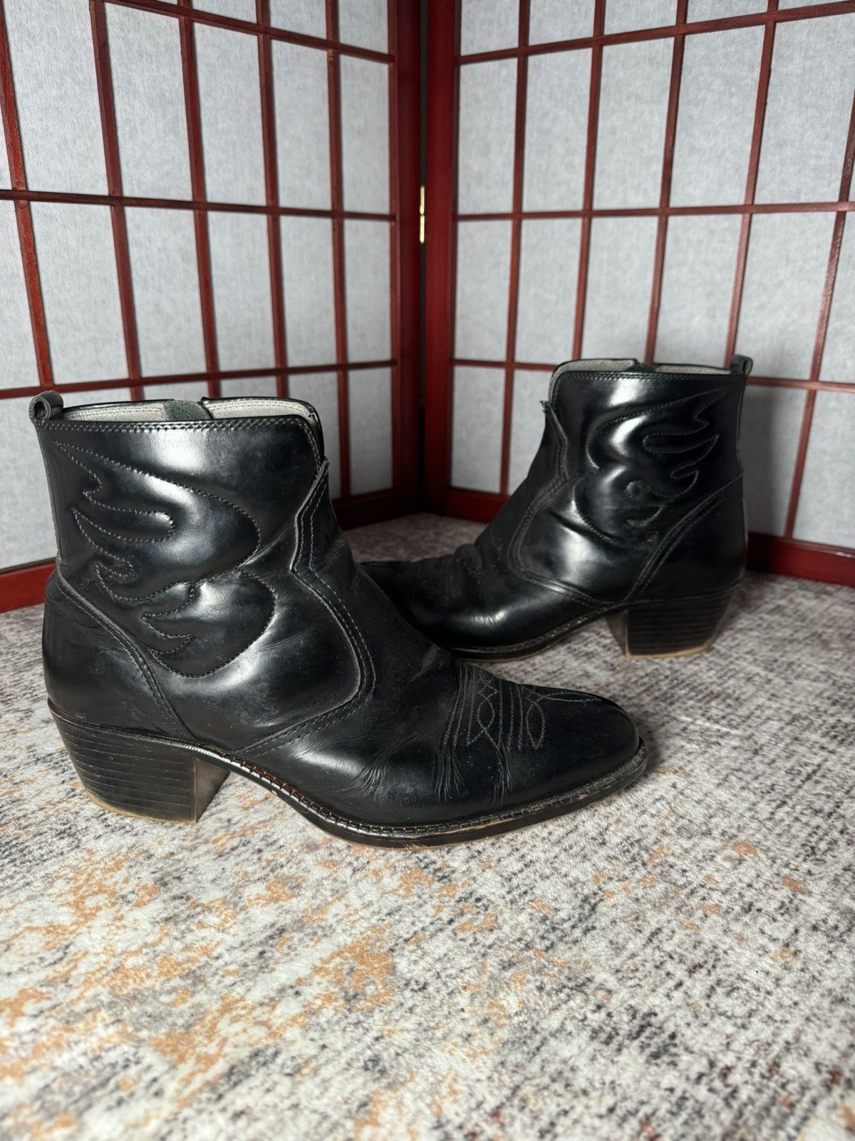 年末のプロモーション特価！ If Six Zip Side Giuliano KMRii × Brand Japanese × Nine Was 靴