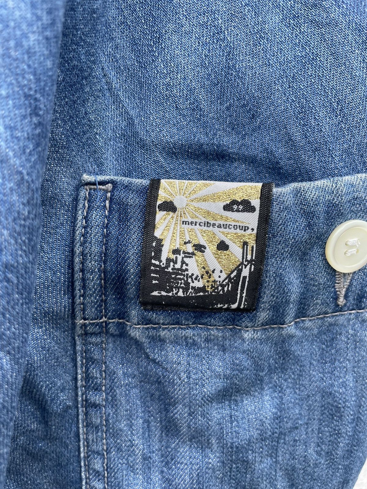 Issey Miyake × mercibeaucoup Mercibeaucorp Indigo Dye Baggy Hype Jacket Size S / US 4 / IT 40 - 7 Thumbnail