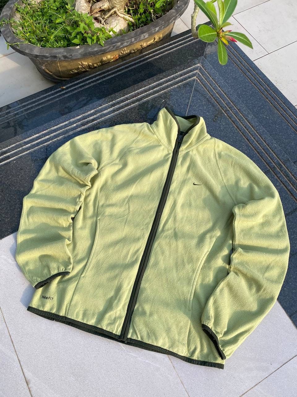 Nike × Vintage 90S NIKE RARE LOGO RETRO SWOOSH Y2K ZIP HOODIE Size US M / EU 48-50 / 2 - 2 Thumbnail