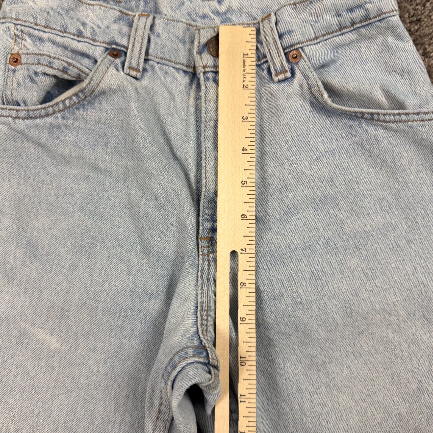 Levi's VINTAGE Levi's Jeans Womens 24 Tapered Orange Tab Light Wash 80s/90s USA 24x30 Jeans Women 90s 80s Size 42" / US 20 - 6 Thumbnail