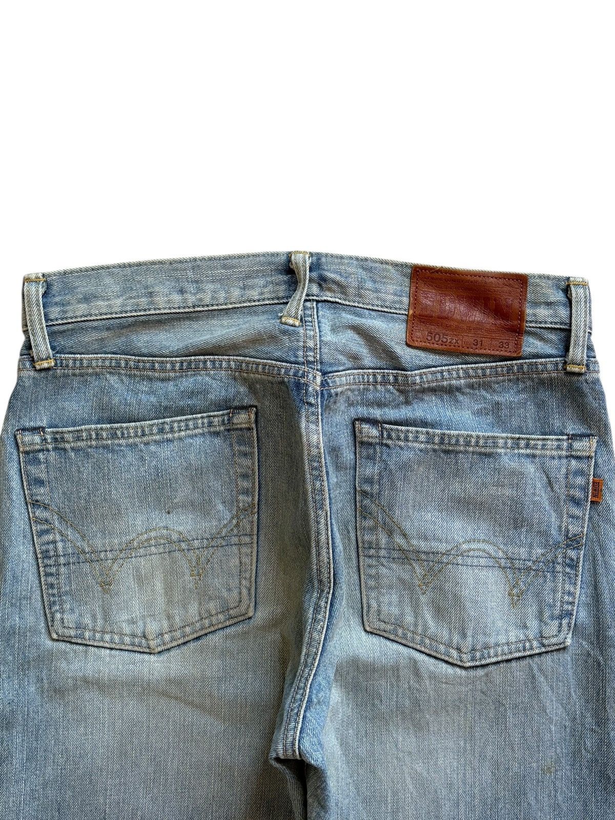 Edwin × Japanese Brand Vintage Japanese Edwin 505zx Selvedge Custom Flare Jeans Size US 32 / EU 48 - 8 Thumbnail