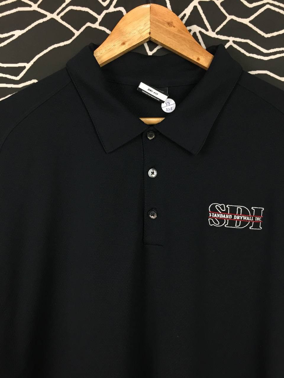 Nike × Vintage Vtg Nike Golf Tour Performance Standard Drywall Inc Polo Tee Size US XXL / EU 58 / 5 - 3 Thumbnail