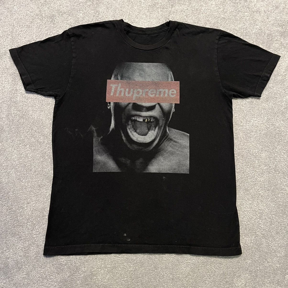 Vintage Vintage Mike Tyson Thupreme Supreme Box Logo Parody T Shirt Size US L / EU 52-54 / 3 - 2 Thumbnail