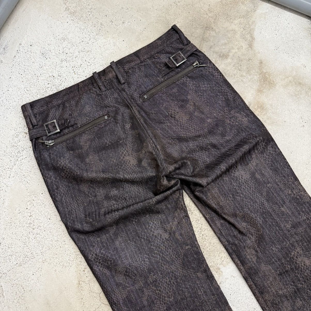 semanticdesign Wide Flare Y2K Semantic Design Snakeskin Tornado Style Pants Size US 30 / EU 46 - 12 Thumbnail