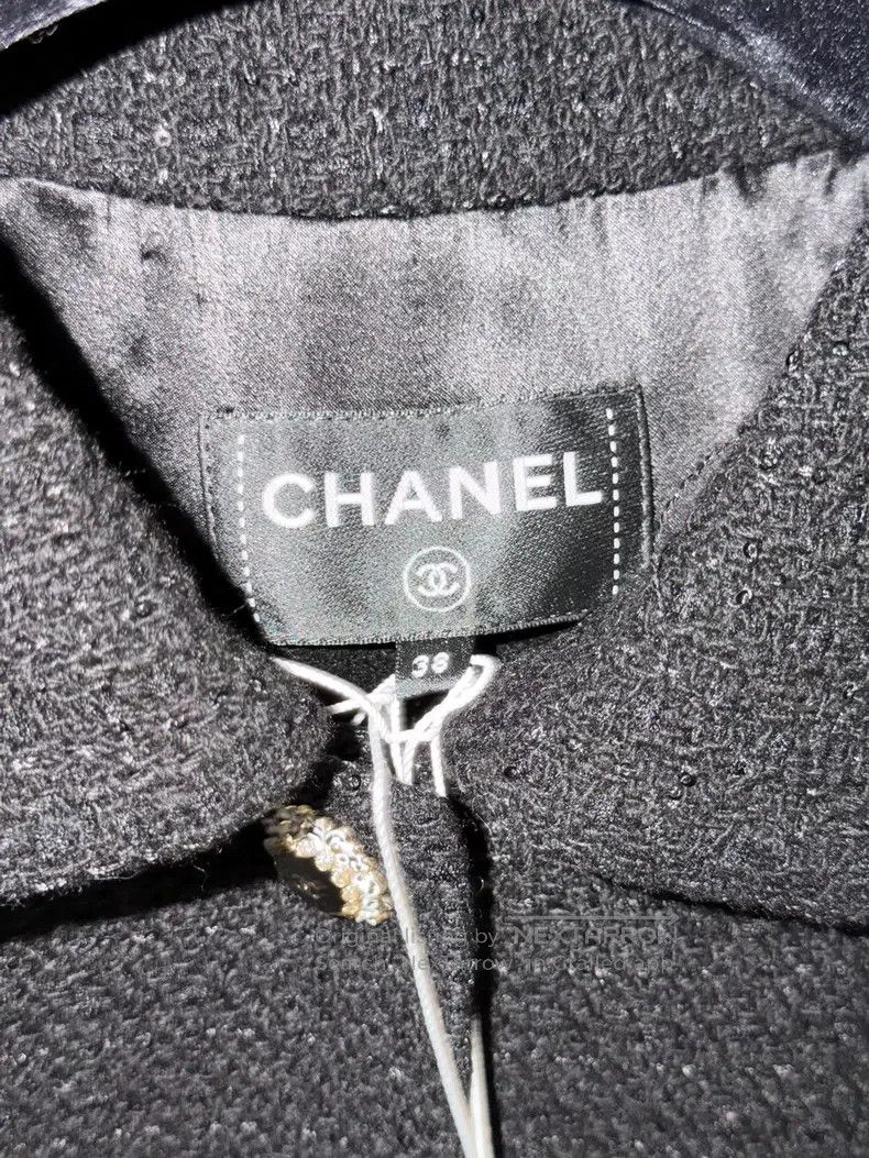 Chanel Chanel 25K black sequined tweed jacket Size XS / US 0-2 / IT 36-38 - 3 Thumbnail