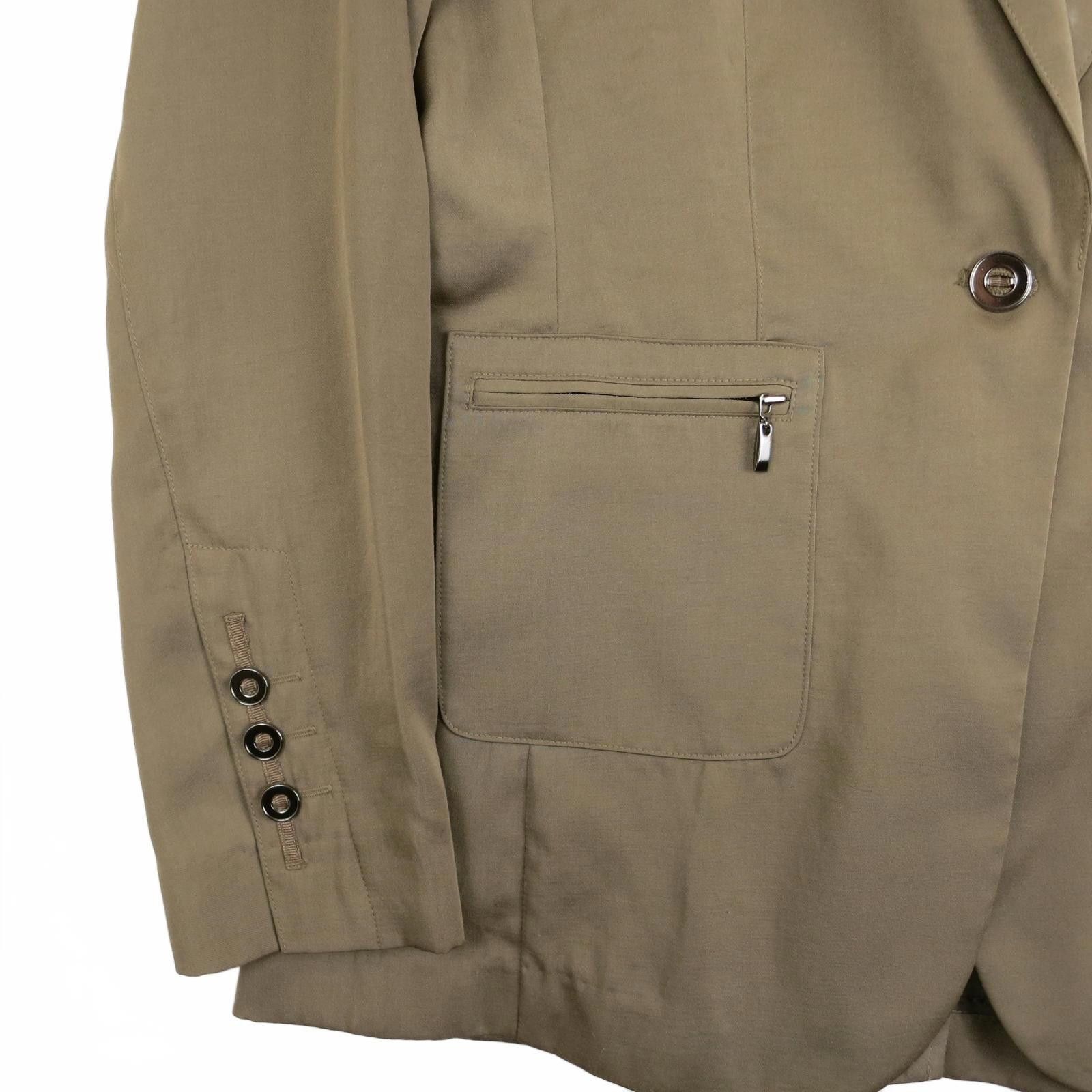 Other New York & Company Tan Blazer with Zip Pockets Size 4 Size S / US 4 / IT 40 - 2 Thumbnail