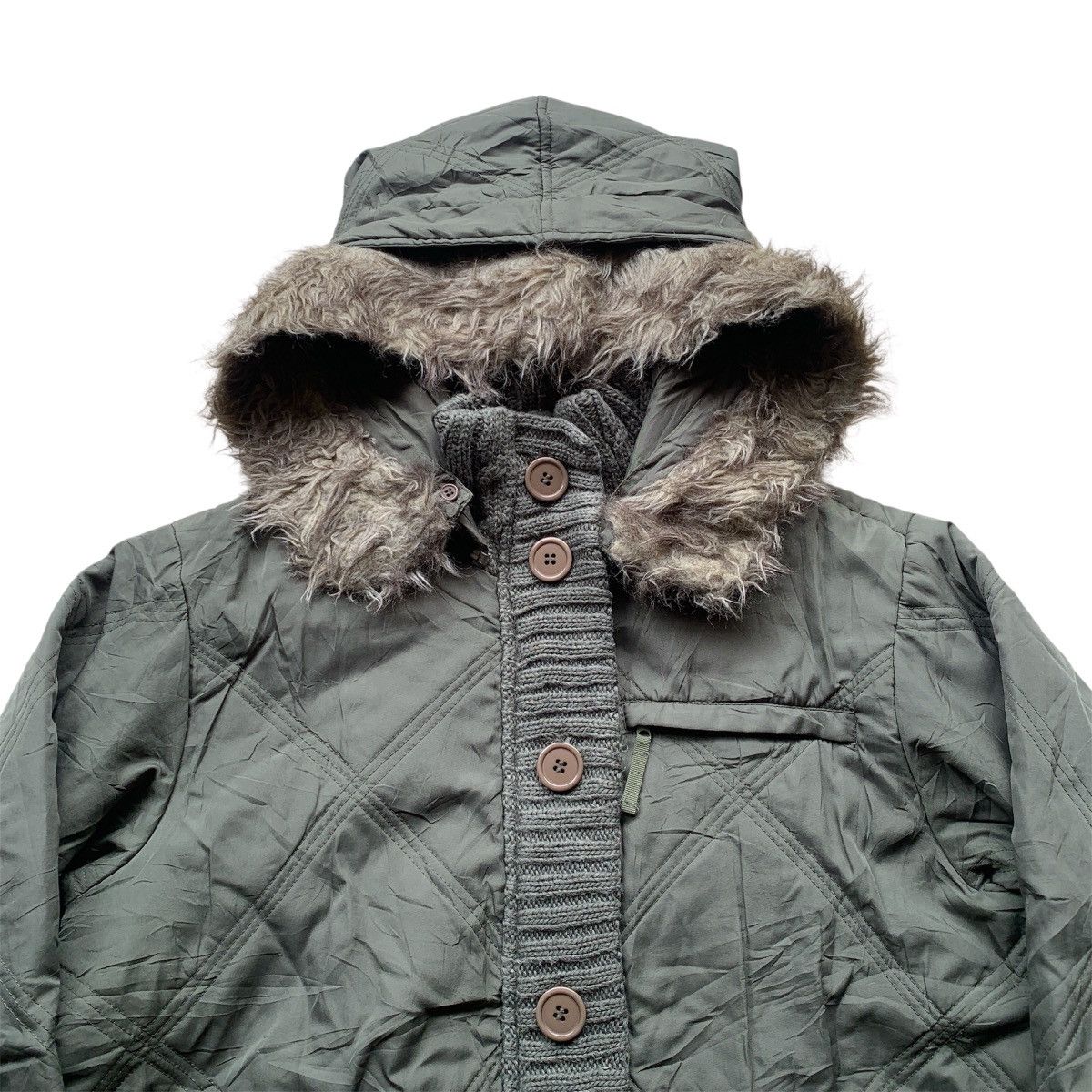 14th Addiction JKG Puffer Fur ifsixwasnine GOA Style Jacket Size US L / EU 52-54 / 3 - 2 Thumbnail