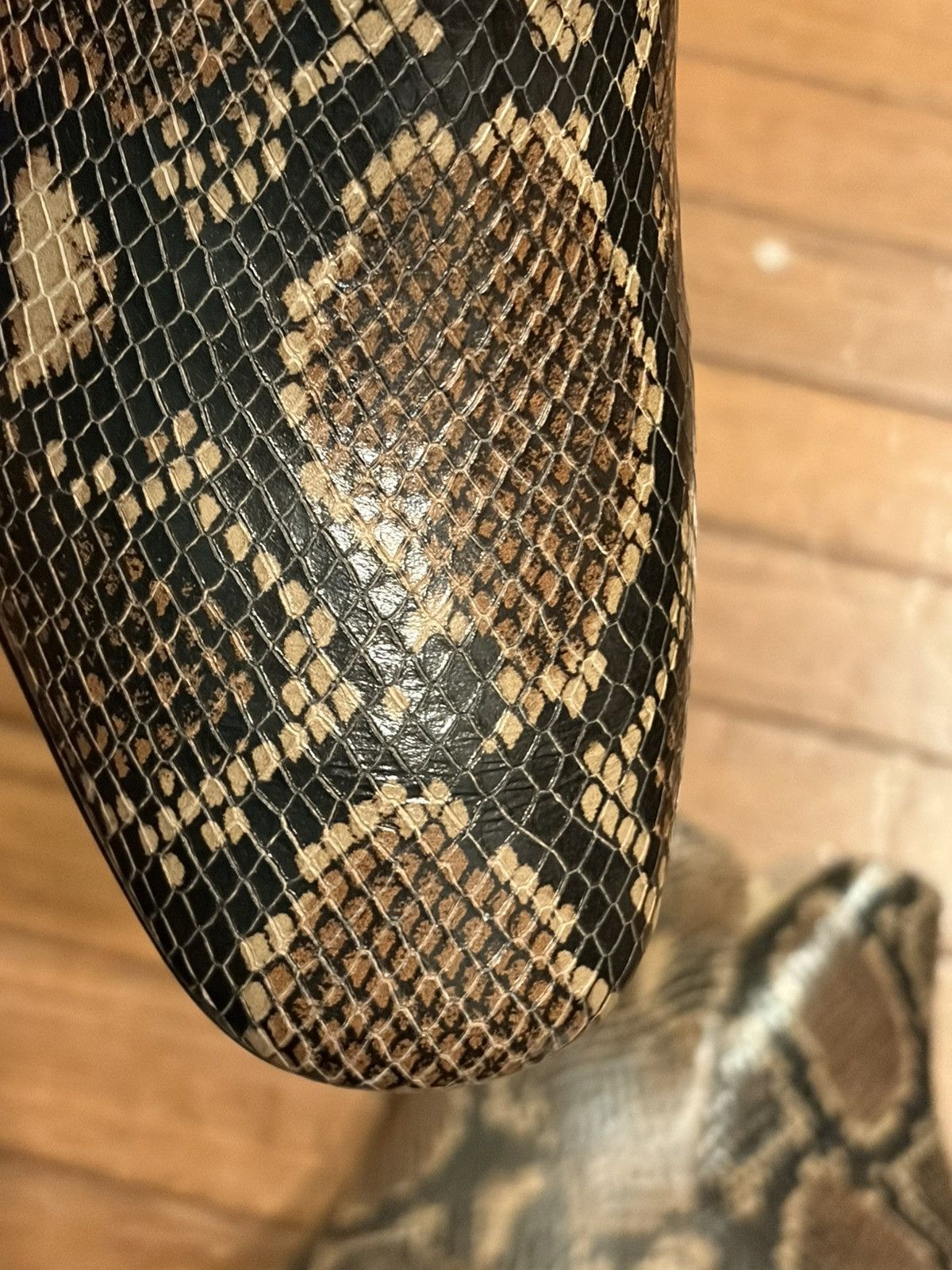 J.McLaughlin J Mclaughlin Boots 9..5 Aida Embossed Snake Skin Size US 9.5 / IT 39.5 - 8 Thumbnail