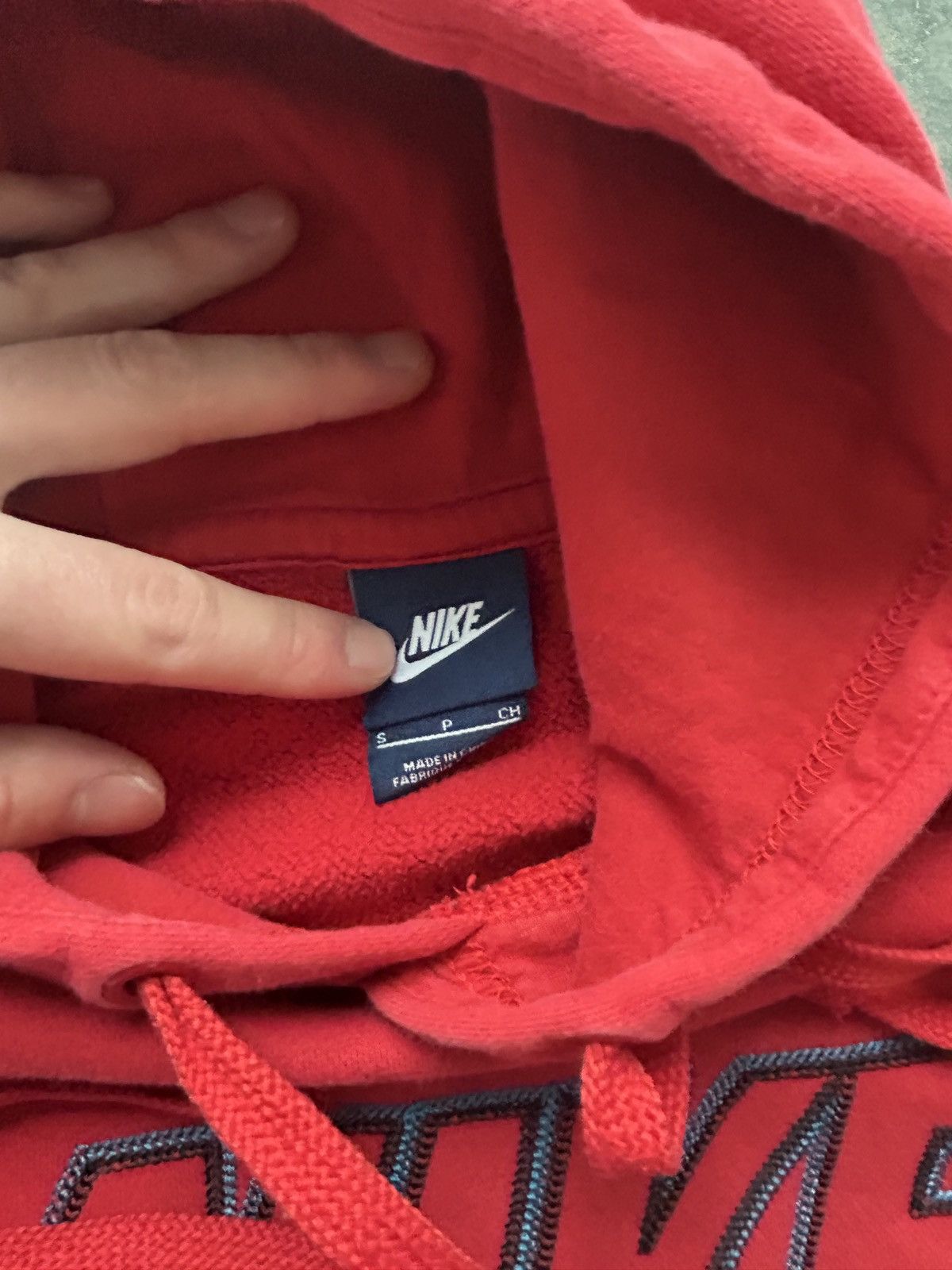 Nike Vintage Y2K Nike Spellout Hoodie Size US S / EU 44-46 / 1 - 4 Thumbnail