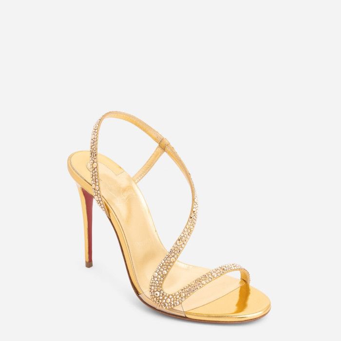 Christian Louboutin o1s1wg110924 Rosalie Strass Pumps in Yellow Size US 9 / IT 39 - 2 Thumbnail