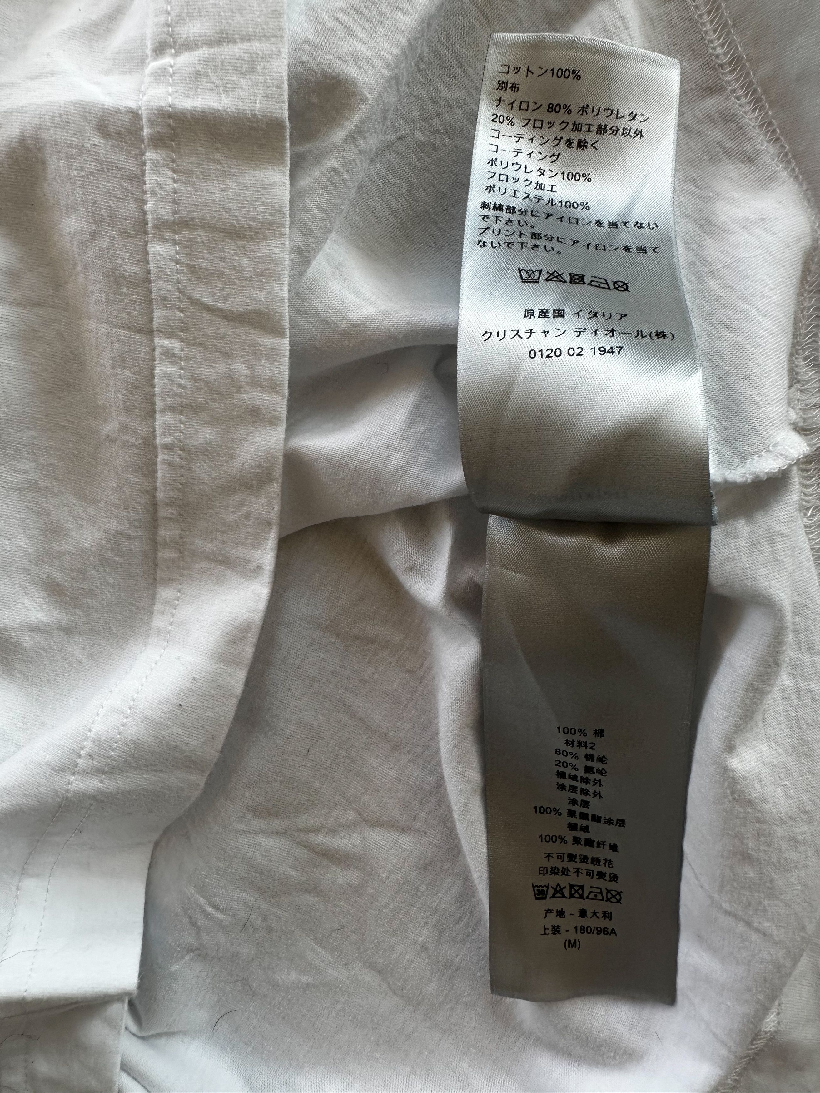 Dior × Kaws Kaws White & Grey Logo T-Shirt Size US M / EU 48-50 / 2 - 6 Thumbnail