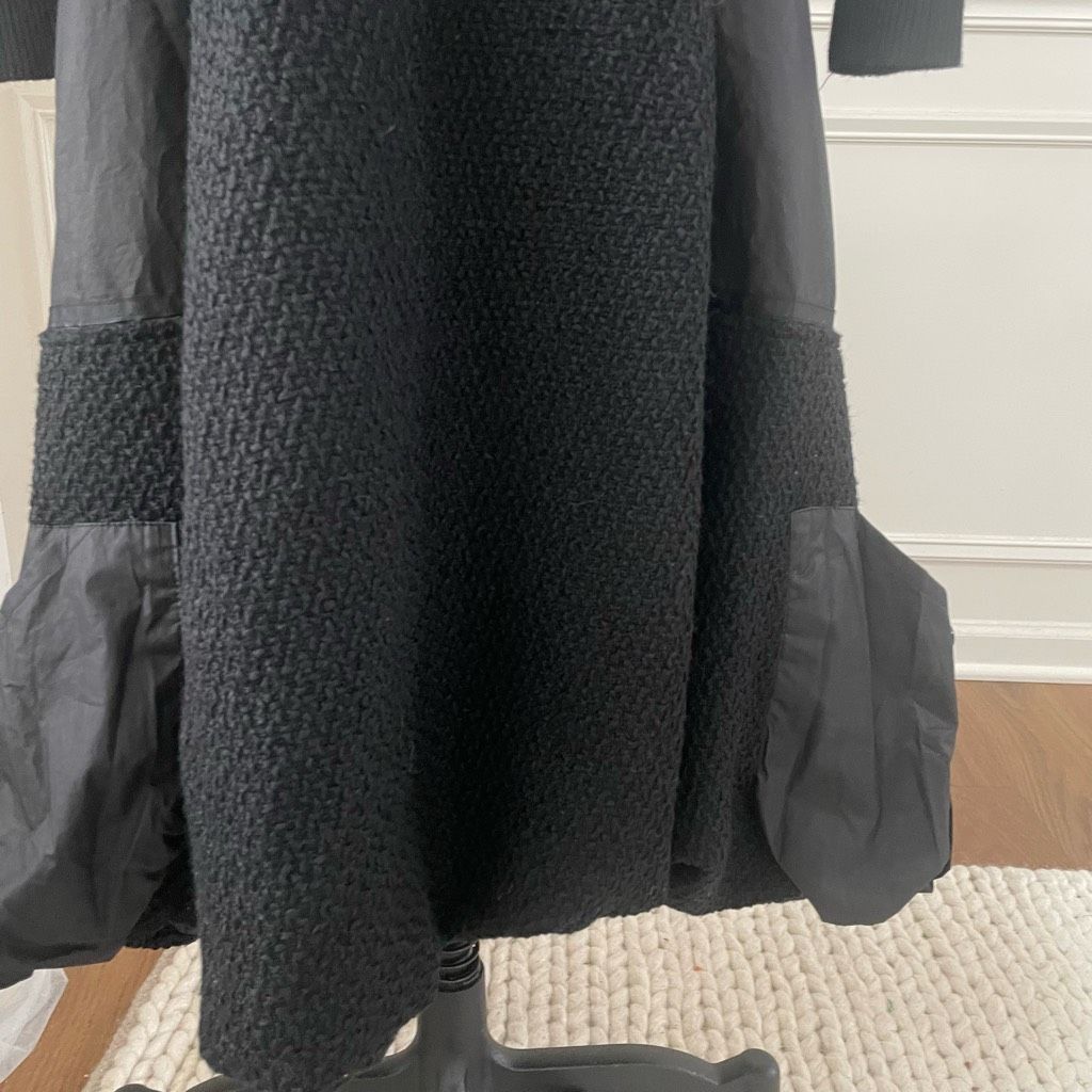 Vintage Vintage Style by Cache Black Knit Multi Texture Drop Waist L Size L / US 10 / IT 46 - 7 Thumbnail