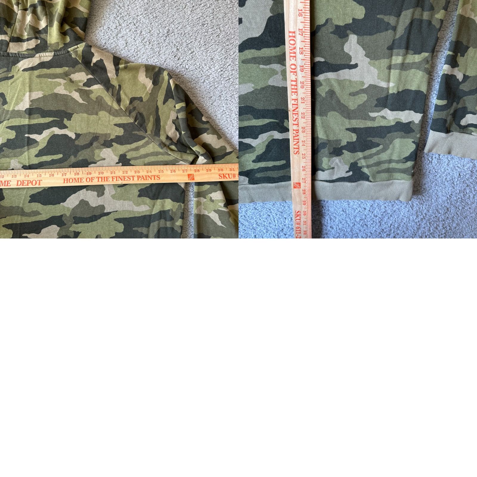 Under Armour Under Armour Sweater Mens 2XL Green Camo Hooded Pullover Sweatshirt Army Outdoor Shirt Everyday Mens Size US XXL / EU 58 / 5 - 8 Thumbnail