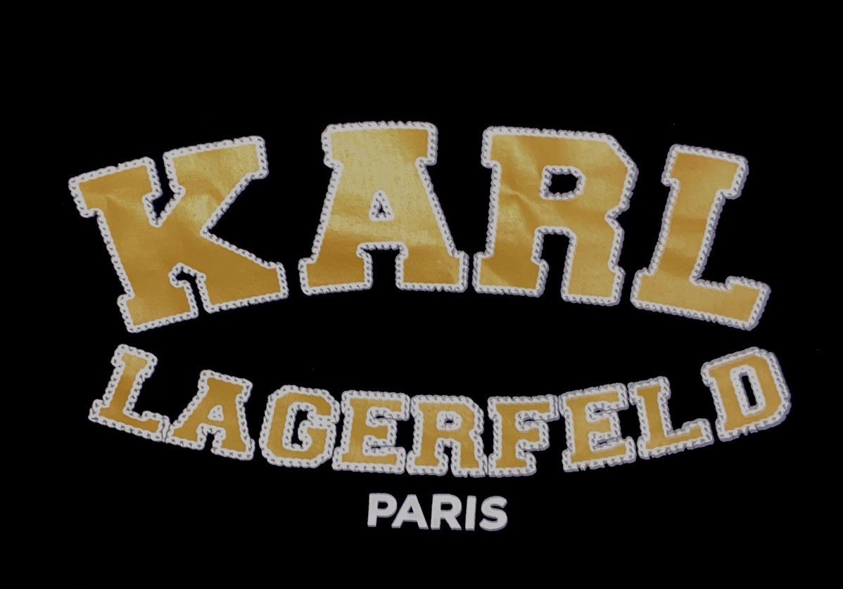 Karl Lagerfeld Karl Lagerfeld Mens Logo Black Cotton Tank Top S Size US XS / EU 42 / 0 - 5 Thumbnail